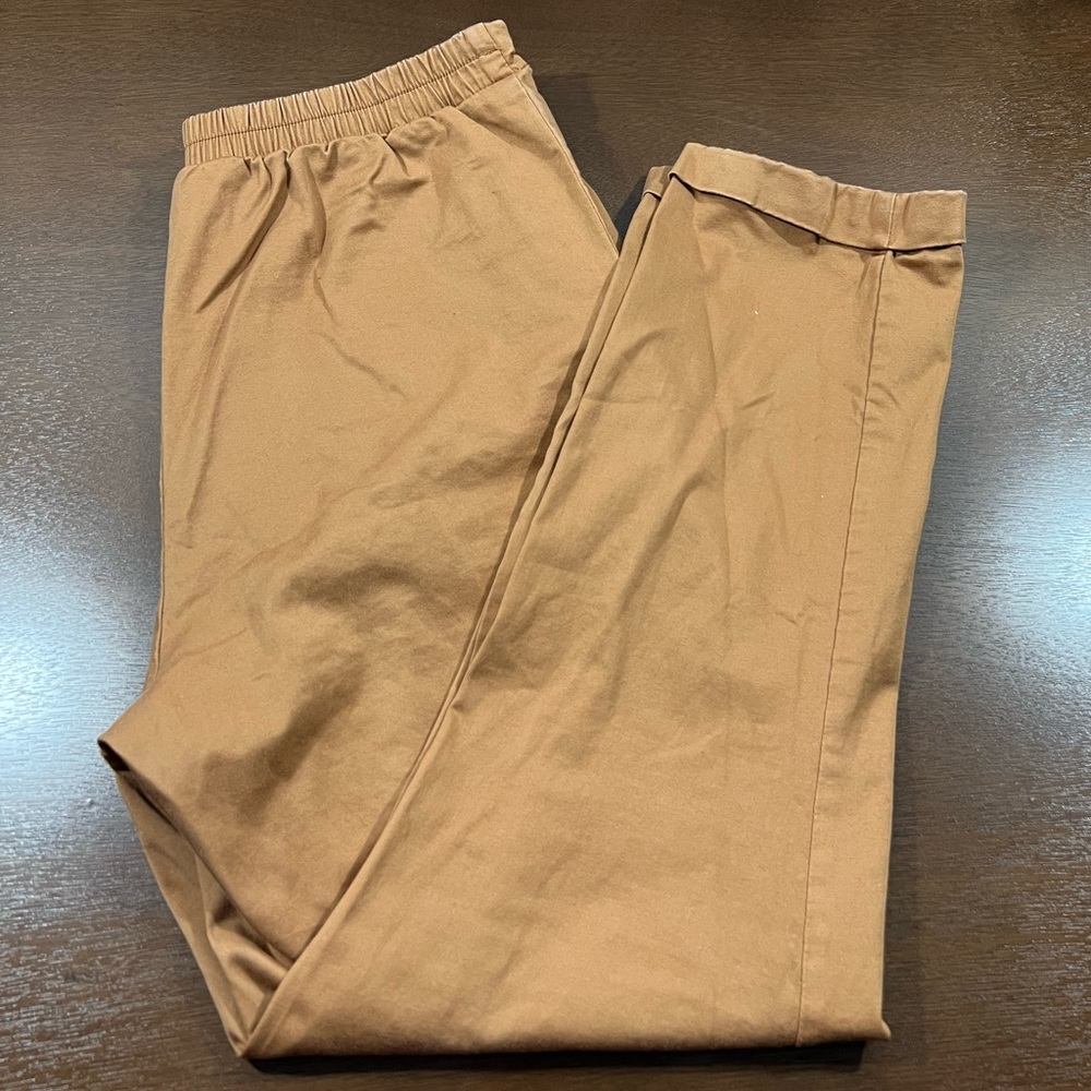 Forever 21 Cropped Camel Pants